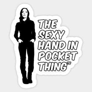 Scylla Sexy Hand in Pocket Thing - Motherland: Fort Salem Sticker